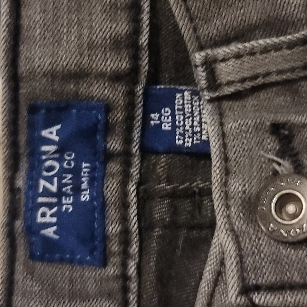 Boys Arizona Grey Jeans Silm - Picture 3 of 3